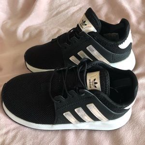Size 9 toddler gently used ADIDAS sneakers